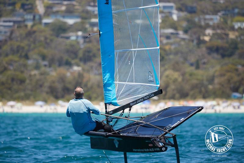 2026 Australian International Moth Open National Championships Day 3 photo copyright Shane Baker taken at McCrae Yacht Club and featuring the International Moth class