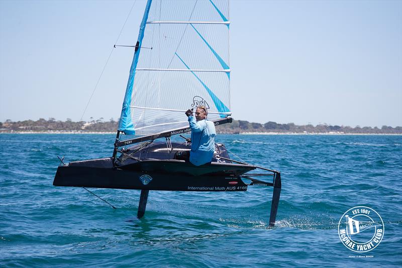 2026 Australian International Moth Open National Championships Day 3 photo copyright Shane Baker taken at McCrae Yacht Club and featuring the International Moth class
