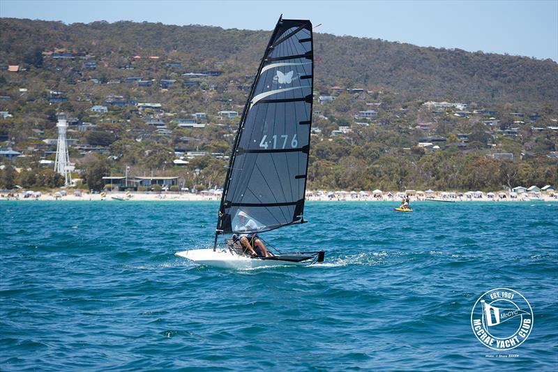 2026 Australian International Moth Open National Championships Day 3 photo copyright Shane Baker taken at McCrae Yacht Club and featuring the International Moth class