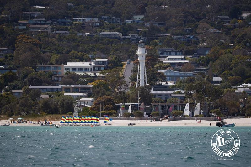 2026 Australian International Moth Open National Championships day 4 photo copyright Shane Baker taken at McCrae Yacht Club and featuring the International Moth class