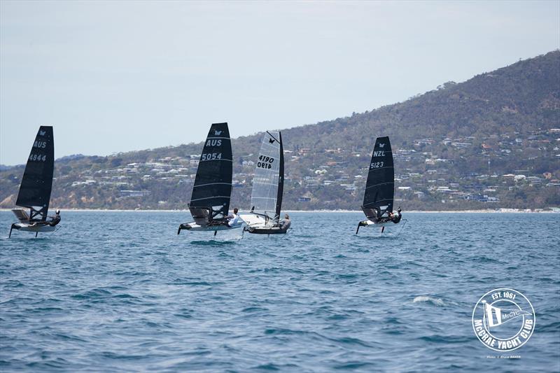 2026 Australian International Moth Open National Championships day 4 photo copyright Shane Baker taken at McCrae Yacht Club and featuring the International Moth class
