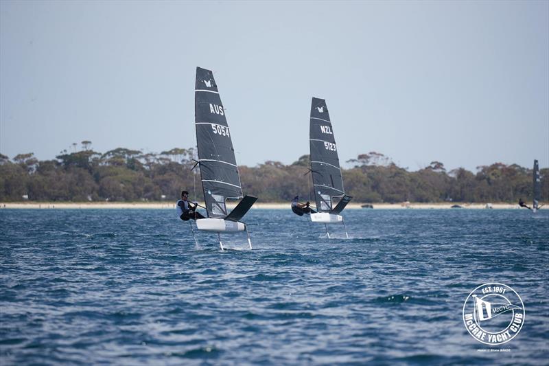 2026 Australian International Moth Open National Championships day 4 photo copyright Shane Baker taken at McCrae Yacht Club and featuring the International Moth class