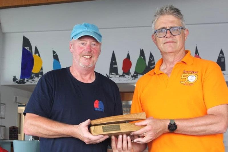 Lyndon Beasley, Division 2 winner - International Moth Lowrider UK Nationals at Rutland photo copyright Tom Foxall taken at Rutland Sailing Club and featuring the International Moth class