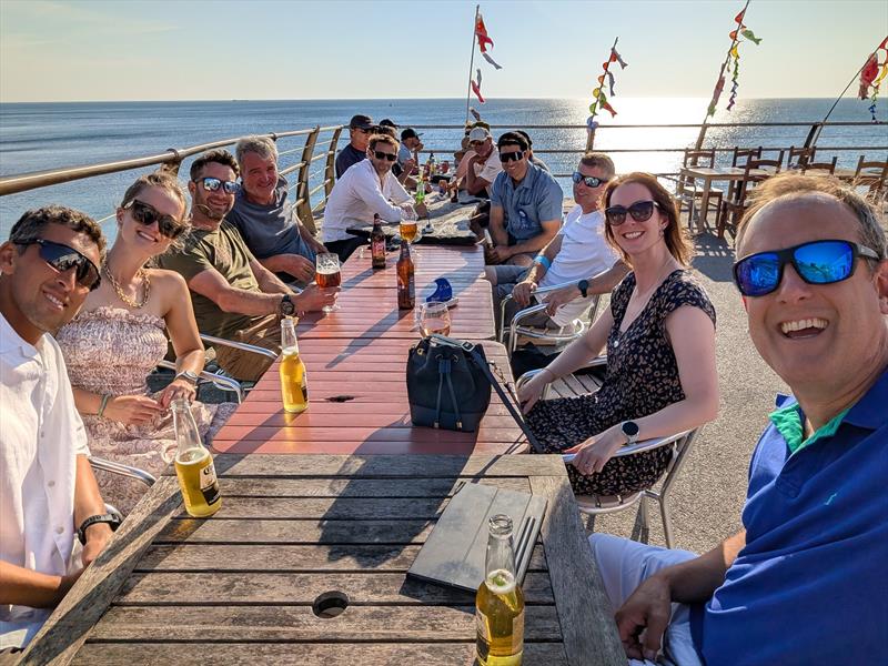 Quiddles social evening during the Wetsuit Outlet International Moth UK Nationals at the WPNSA photo copyright Mark Jardine taken at Weymouth & Portland National Sailing Academy and featuring the International Moth class