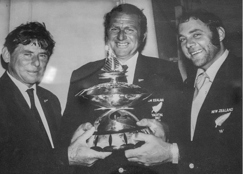 The winning skippers - from left: Brin Wilson, John Lidgard and Chris Bouzaid - photo © CYCA Archives