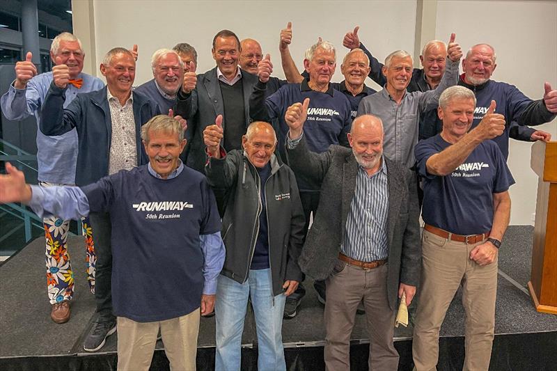 Fifty years on the crew of Pathfinder, Runaway and Waianiwa get together at the Royal Akarana Yacht Club in Auckland - June 2021 - photo © Yachting NZ