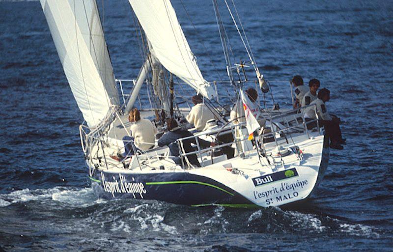 L'Esprit d'Équipe is overall winner of the Whitbread trophy in 1986, led by Frenchman Lionel Péan photo copyright Christian Février taken at  and featuring the IOR class