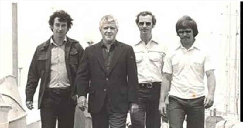 The Gang of Four leading NZ designers from left: Ron Holland, Laurie Davidson, Bruce Farr and Paul Whiting - photo © Whiting Archives
