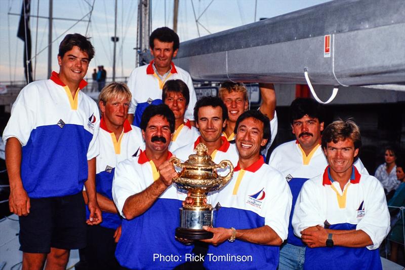 1989 Admiral's Cup winner, Jamarella, highest point score in the history of the Admiral's Cup photo copyright Rick Tomlinson taken at  and featuring the IOR class