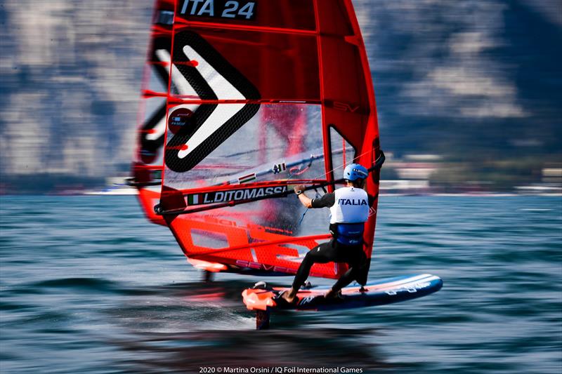 iQFoil International Games at Campione, Lake Garda day 1 photo copyright Martina Orsini / iQFoil International Games taken at Campione Univela and featuring the iQFoil class