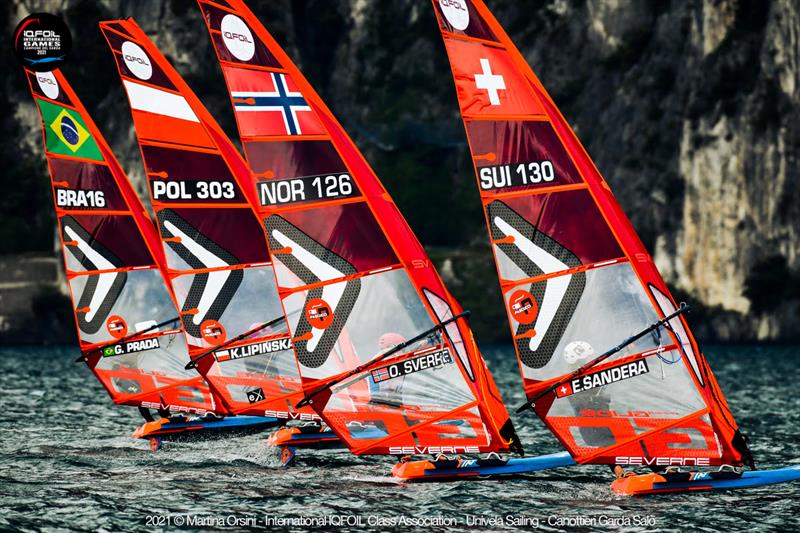 iQFOiL International Games 2021 - Day 2 photo copyright Martina Orsini taken at  and featuring the iQFoil class