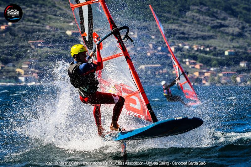iQFOiL International Games 2021 - Day 3 photo copyright Martina Orsini taken at  and featuring the iQFoil class