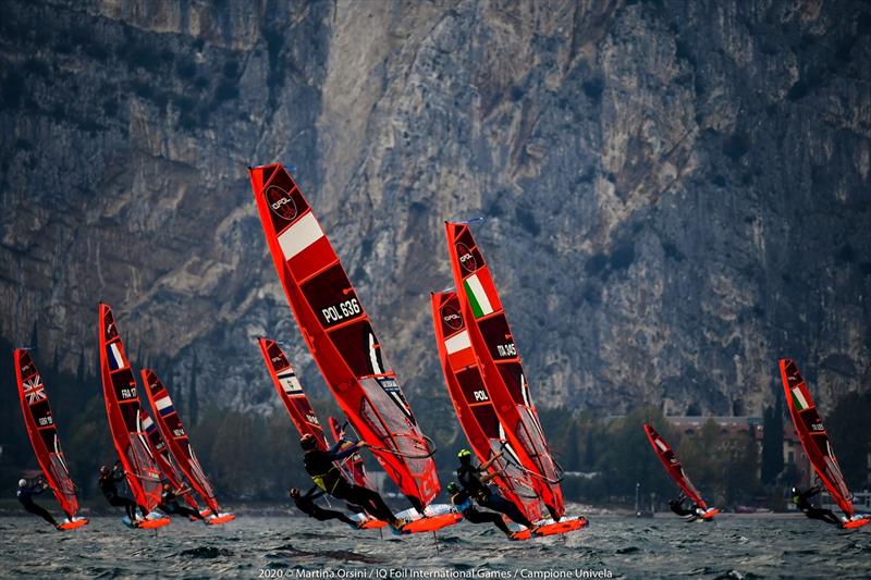 iQFoil International Games at Campione, Lake Garda - Day 2 photo copyright Martina Orsini / iQFoil International Games taken at Campione Univela and featuring the iQFoil class