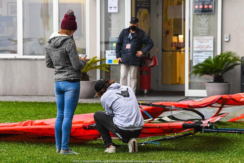 iQFoil International Games  photo copyright Martina Orsini taken at Campione Univela and featuring the iQFoil class