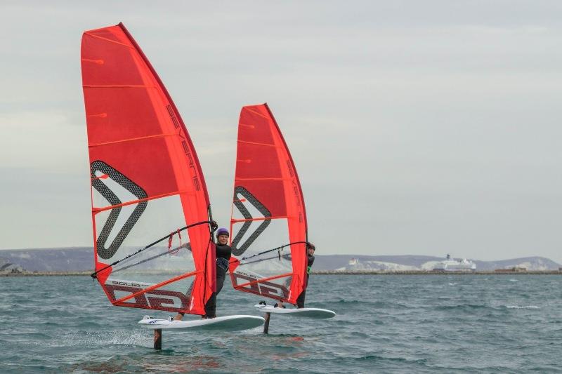 iQFOiL Youth Windfoiling photo copyright Jon Ashworth taken at  and featuring the iQFoil class