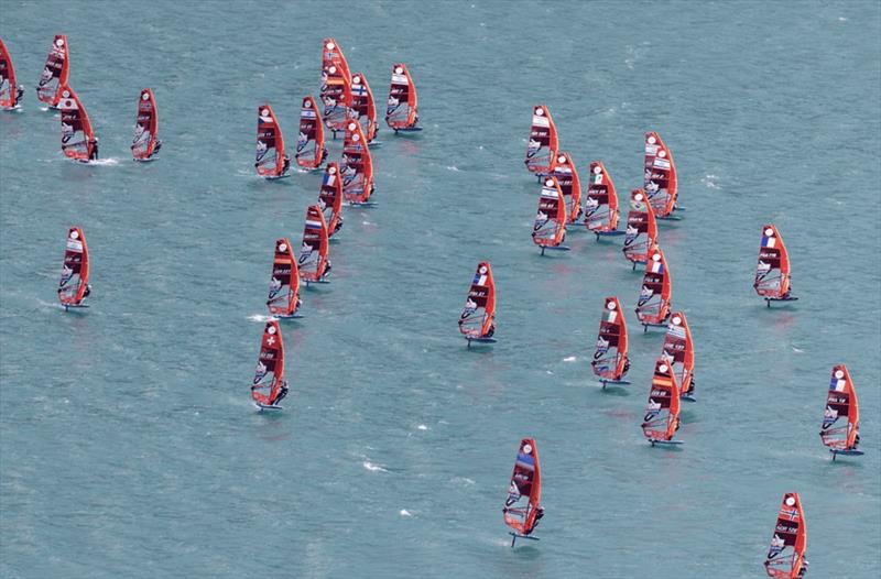 iQFoil European Championships photo copyright Sailing Energy taken at  and featuring the iQFoil class