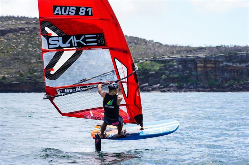 Grae Morris photo copyright Beau Outteridge taken at Australian Sailing and featuring the iQFoil class