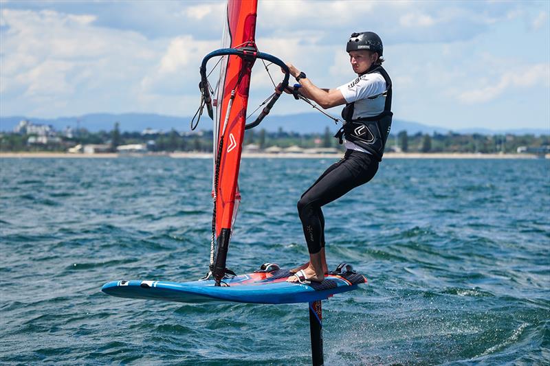 Sail Melbourne 2022 photo copyright Beau Outteridge taken at Royal Brighton Yacht Club and featuring the iQFoil class