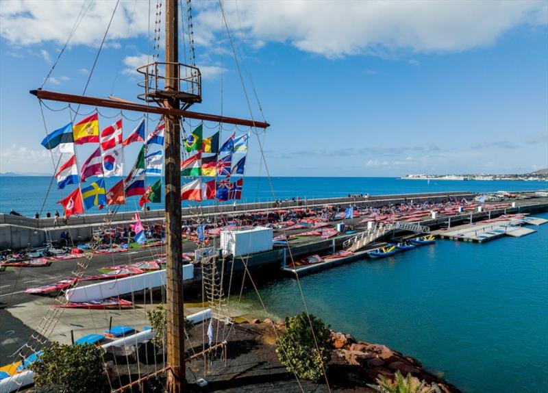 iQFOiL International Games Act 1 Lanzarote day 2 photo copyright Sailing Energy taken at  and featuring the iQFoil class