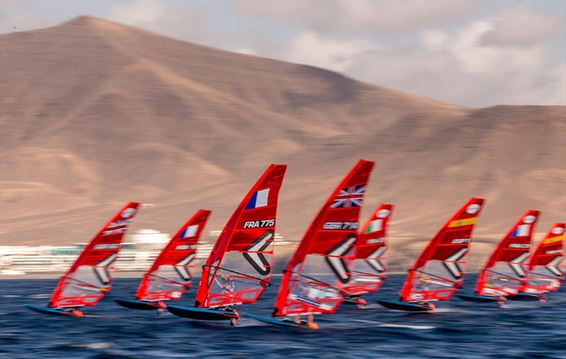 Day 4 of iQFoil International Games Act 1 at Lanzarote photo copyright Sailing Energy taken at  and featuring the iQFoil class