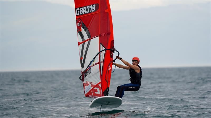 2022 RYA Youth Nationals in Pwllheli photo copyright Richard Aspland / RYA taken at Plas Heli Welsh National Sailing Academy and featuring the iQFoil class