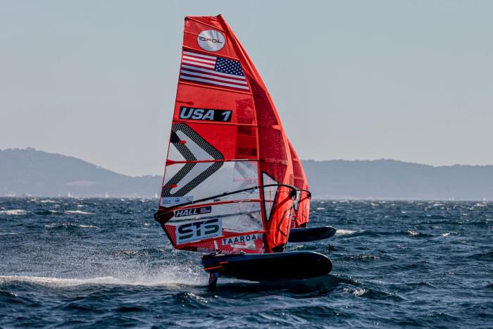 iQfoil - Day 2 - 53rd Semaine Olympique Francais, Hyeres - April 2022 - photo © Sailing Energy / FFVOILE