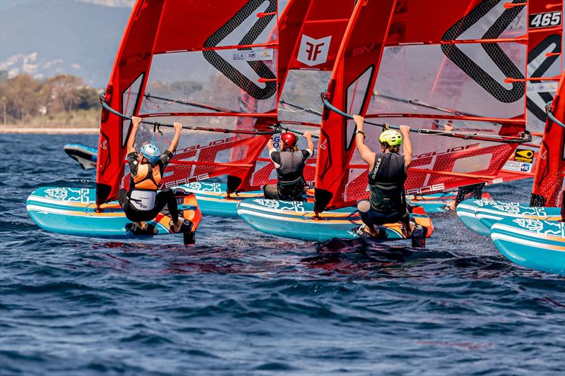 Men's iQFOil - Day 5 - 53rd Semaine Olympique Francais, Hyeres photo copyright Sailing Energy / FFVOILE taken at COYCH Hyeres and featuring the iQFoil class
