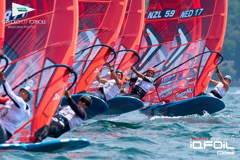 Josh Armit (NZL 59) (NZL) - Day 2 European iQFoil Championships, Lake Garda, May 2020 photo copyright Moan Photo taken at Circolo Vela Torbole and featuring the iQFoil class