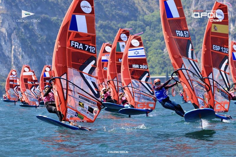 2022 iQFoil European Championships at Lake Garda - photo © Elena Giolai