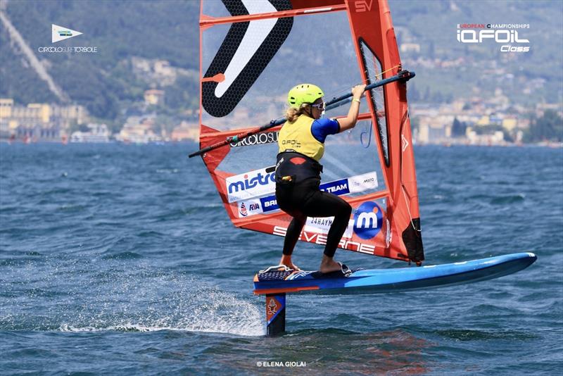 2022 iQFoil European Championships at Lake Garda photo copyright Elena Giolai taken at Circolo Surf Torbole and featuring the iQFoil class