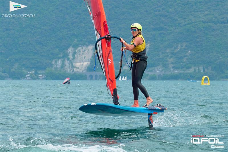 iQFoil European Championships at Lake Garda - Final Day photo copyright Moan Photo taken at Circolo Surf Torbole and featuring the iQFoil class