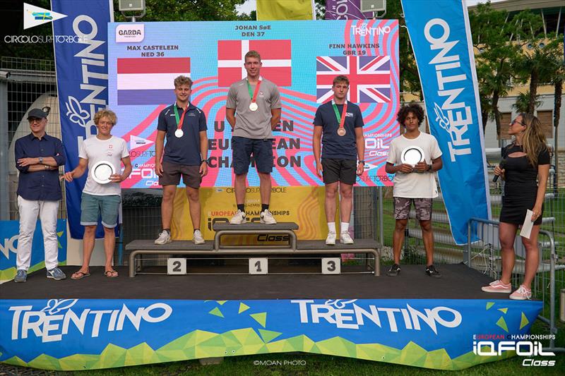 iQFoil European Championships at Lake Garda - Final Day photo copyright Moan Photo taken at Circolo Surf Torbole and featuring the iQFoil class