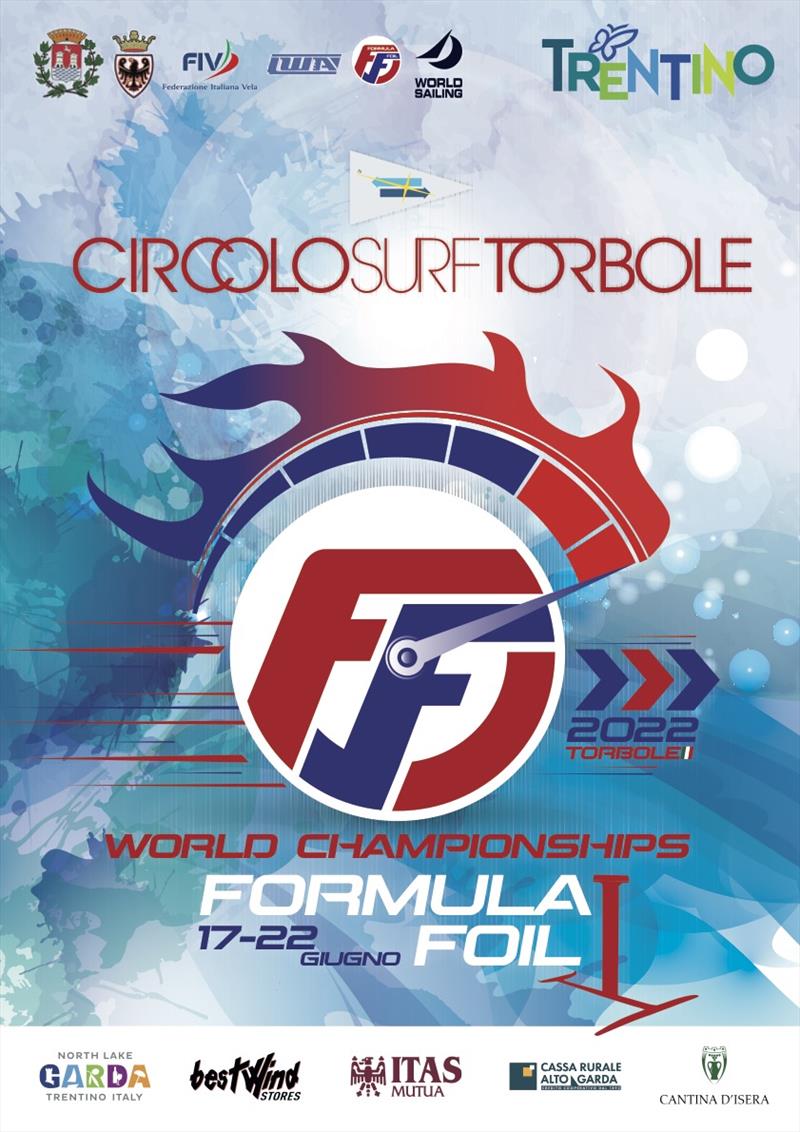 2022 Formula Windsurfing Foil Worlds poster photo copyright Elena Giolai taken at Circolo Surf Torbole and featuring the iQFoil class