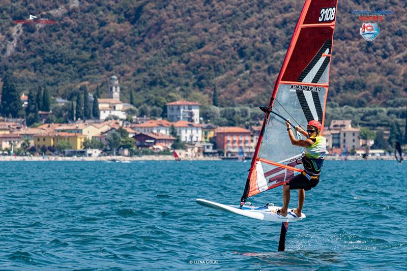iQFoil Youth and Junior International Games in Torbole - Final Day - photo © Elena Giolai