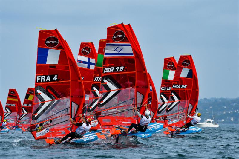 2022 iQFOiL World Championships at Brest, France - Day 3 - photo © Eric Bellande