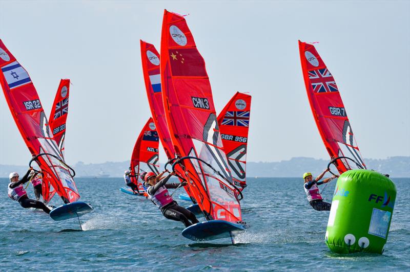 2022 iQFOiL World Championships at Brest, France - Day 3 - photo © Eric Bellande