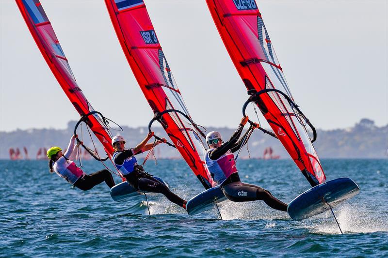 2022 iQFOiL World Championships photo copyright Eric BELLANDE taken at  and featuring the iQFoil class