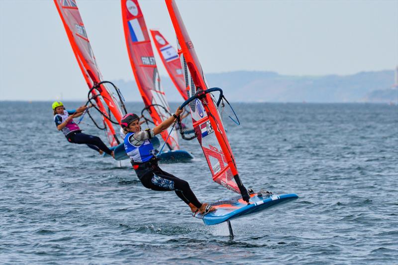 2022 iQFOiL World Championships at Brest, France - Day 4 photo copyright Eric Bellande taken at  and featuring the iQFoil class