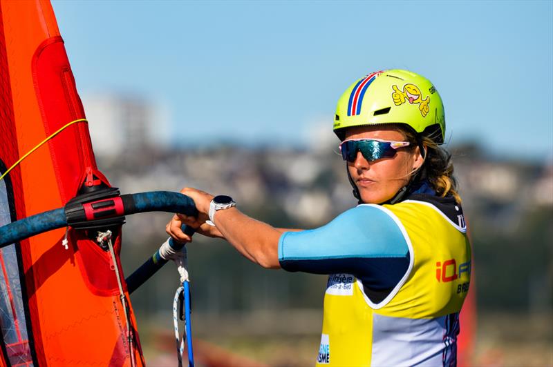 2022 iQFOiL World Championships at Brest, France - Day 4 photo copyright Eric Bellande taken at  and featuring the iQFoil class