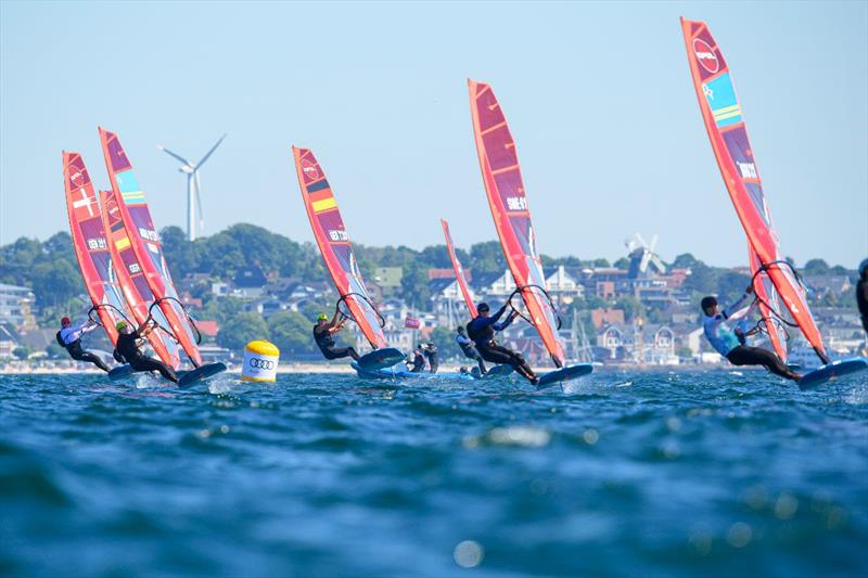 For Kiel Week, all 10 Olympic classes should sail on the Kiel Fjord. In addition to the iQFoils, the kiters will also take off photo copyright Sascha Klahn / Kieler Woche taken at Kieler Yacht Club and featuring the iQFoil class