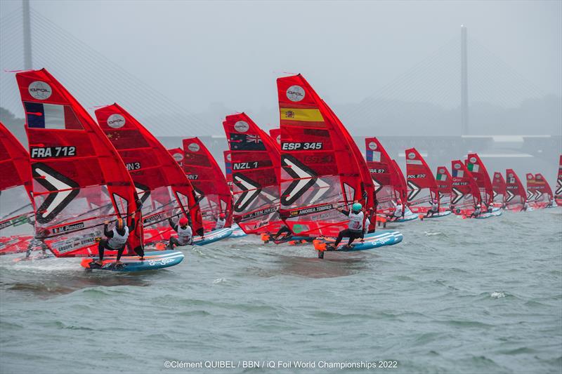 2022 iQFOiL World Championships at Brest, France - Day 5 - photo © Clement Quibel