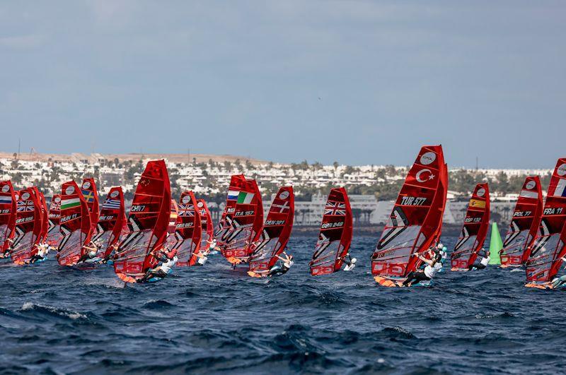 iQFOiL Lanzarote International Games day 2 photo copyright Sailing Energy taken at Lanzarote Sailing Center and featuring the iQFoil class