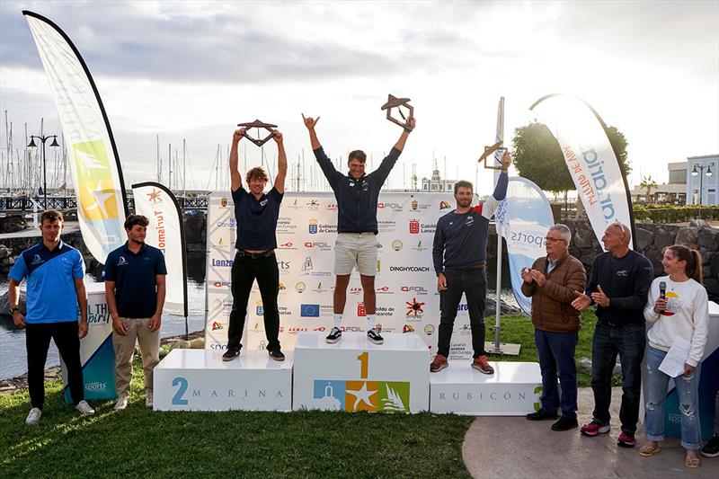 Men podium - iQFOiL Lanzarote International Games 2023 - photo © Sailing Energy