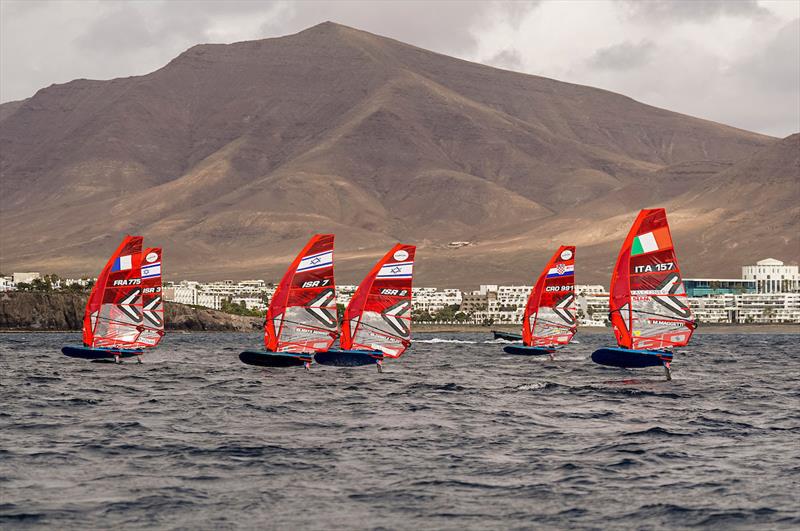 iQFOiL Lanzarote International Games 2023 photo copyright Sailing Energy taken at Lanzarote Sailing Center and featuring the iQFoil class