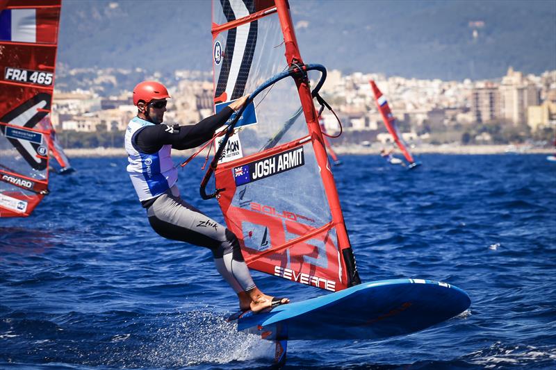 Josh Armit - iQfoil - Day 5 - 2023 Princess Sofia Regatta in Palma de Mallorca, Spain - photo © Sailing Energy
