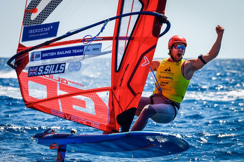 Gold for Sills (GBR) in the iQFOiL Men at the 2023 Princess Sofia Regatta photo copyright Sailing Energy / Trofeo Princesa Sofía taken at Real Club Náutico de Palma and featuring the iQFoil class