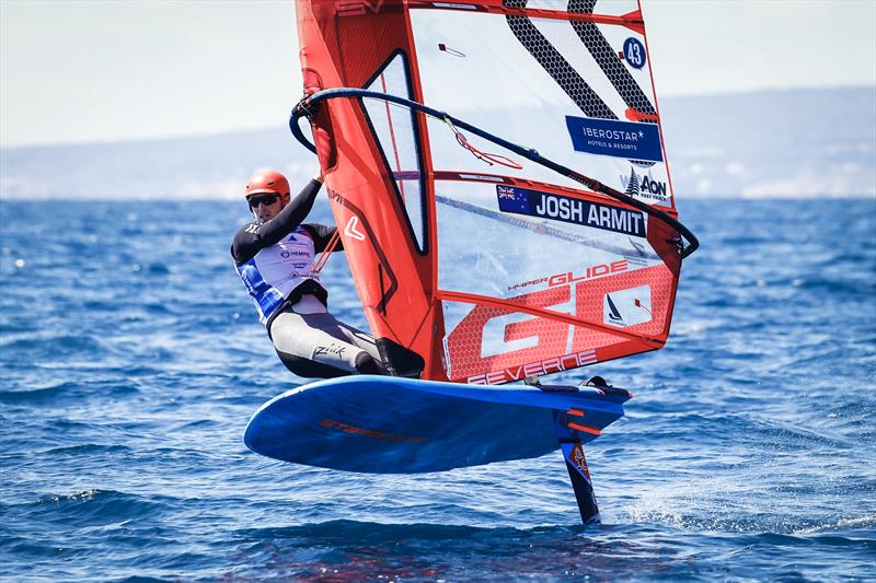 Josh Armit (NZL) - Mens iQFoil - Day 6 - 2023 Princess Sofia Regatta in Palma de Mallorca, Spain - photo © Sailing Energy