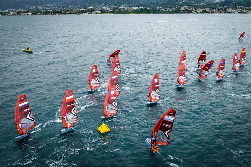 Day 3 - iQFOiL Europeans in Patras, Greece, May 2023 photo copyright Sailing Energy taken at  and featuring the iQFoil class