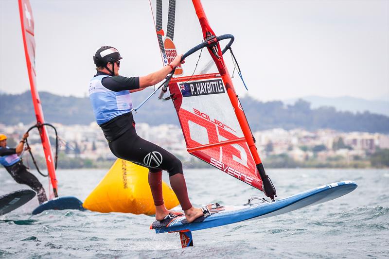 Patrick Haybittle (NZL) - Day 3 - iQFOiL Europeans in Patras, Greece, May 2023 - photo © Sailing Energy