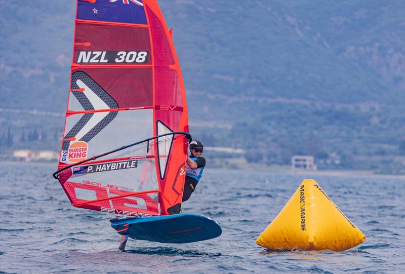 Patrick Haybittle (NZL) - Day 5 - iQFOiL Europeans in Patras, Greece, May 2023 - photo © Sailing Energy